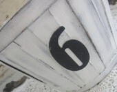Primitive Farmhouse Basket, Wood, White, Black, Number, Cssteam, ofg team