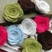 Wool Felt Flowers -  Large Posies - Girly Love Collection- The Original Wool Felt Posies