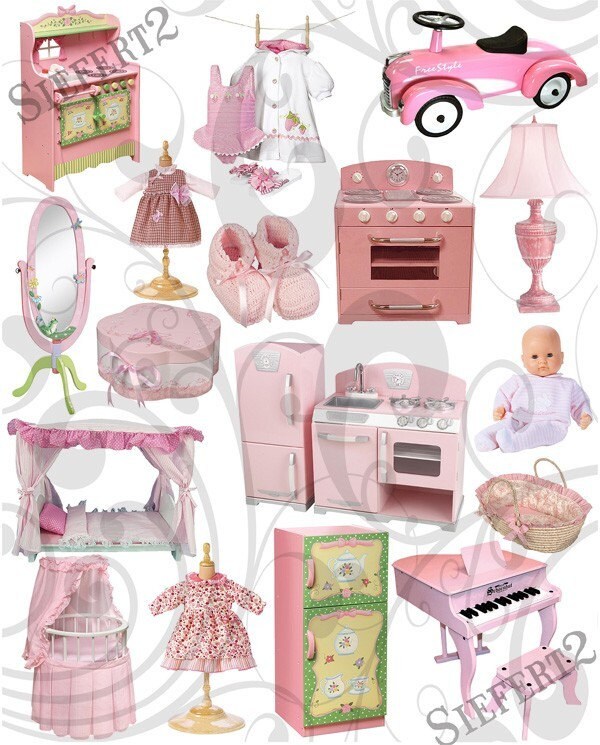 Girly Word Collage