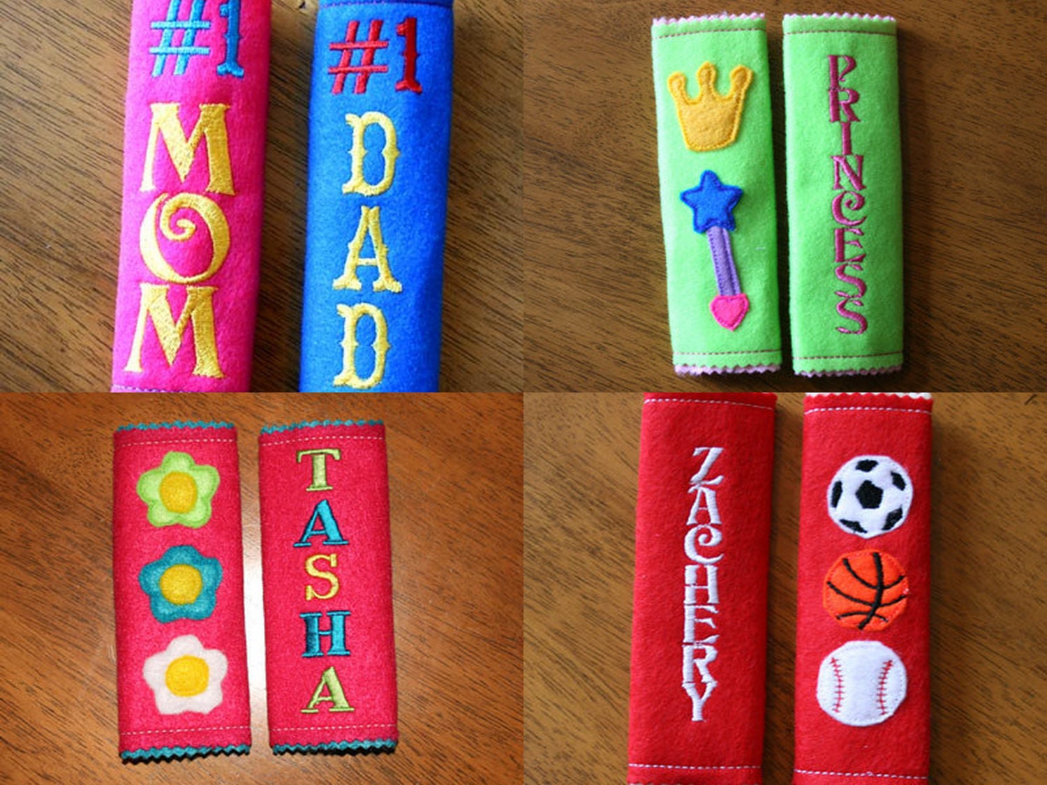 Felt Seat belt wrap cozy for children and adults