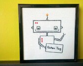 German Robot Cross Stitch