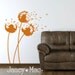 Blowing Dandelions Wall Decal  - Living Room Vinyl Wall Art Sticker Decal - Nursery Bedroom Wall Decor Sticker - HT102B