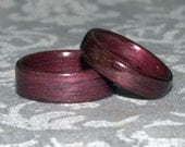 Set of Custom Wooden Rings or Wedding Bands