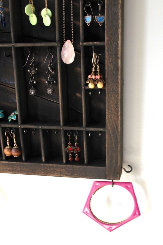 Reinvented, Upcycled Drawer as Jewelry Display