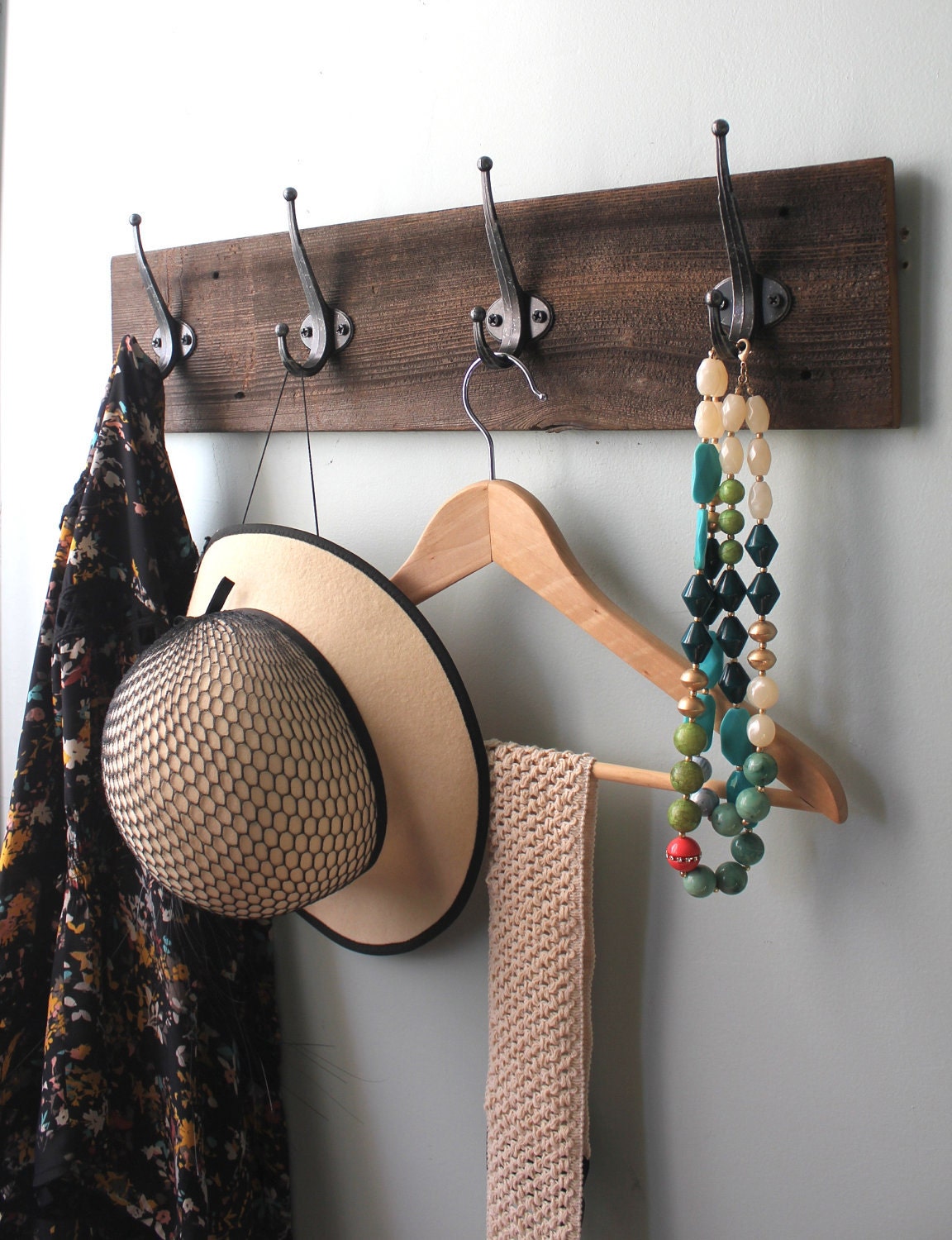 Reclaimed Wood Coat Hanger