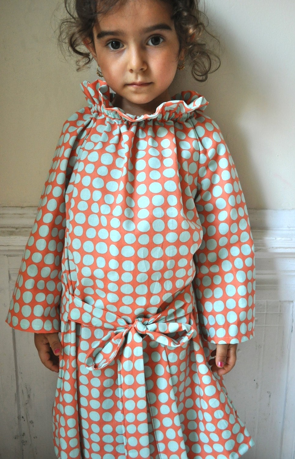 PDF pattern -The lili dress - 12m up to 4T - Easy sewing
