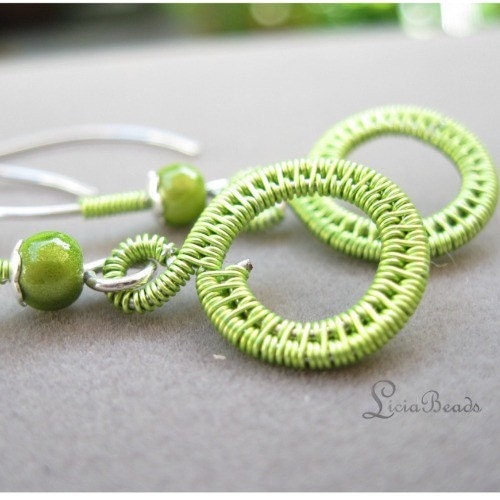 Lime and Jazz - Earrings
