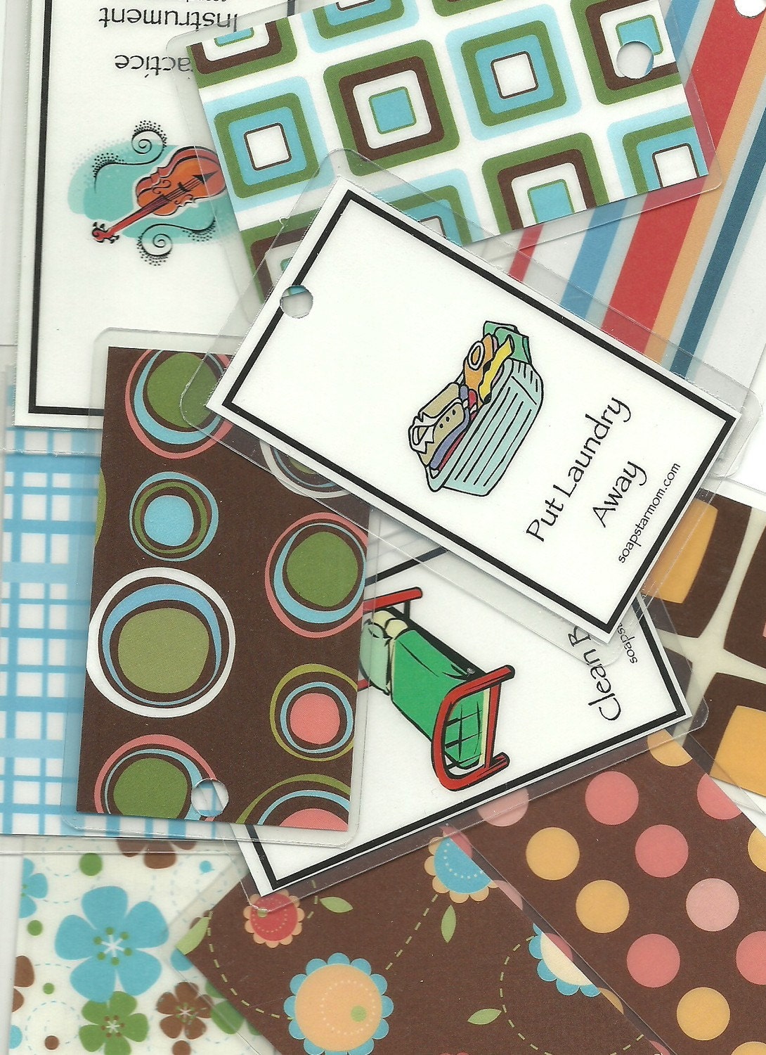 Child Chore Card Set - Boy