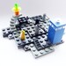 Doctor Who, LEGO, tiny diorama with Daleks and Tardis