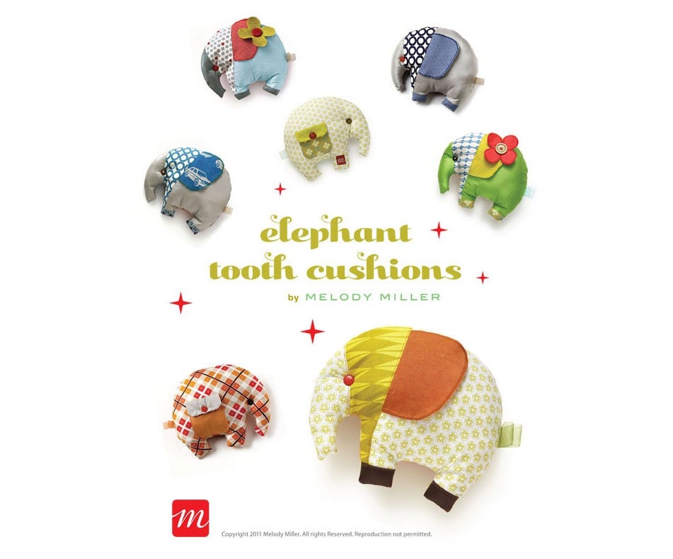 Elephant Tooth Cushion PATTERN