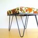 RESERVED FOR KELLY Mid Century Hairpin Leg Stool Ottoman