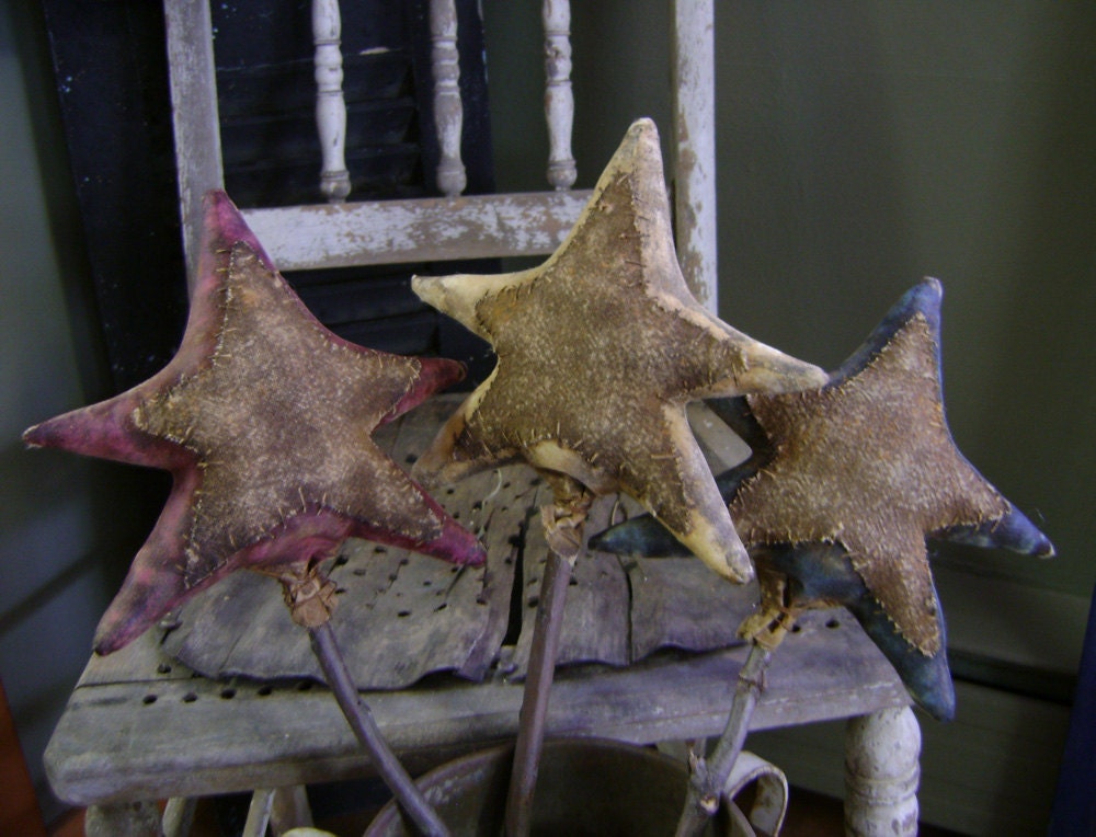 Primitive Americana Summer Star Sticks.  WOW