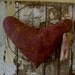 Primitive Valentine Wire Heart Hanging Awesome