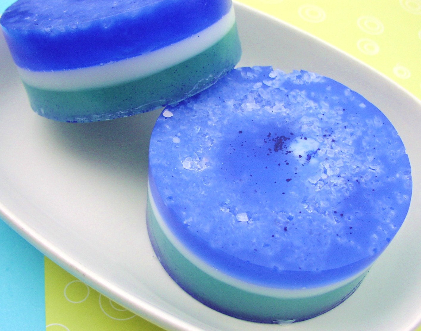 Sale Soap - Salt Bar Soap - Ocean Rain Salt Bar Soap - All Natural Glycerin - Unisex Scent - Beach Scent - Soap