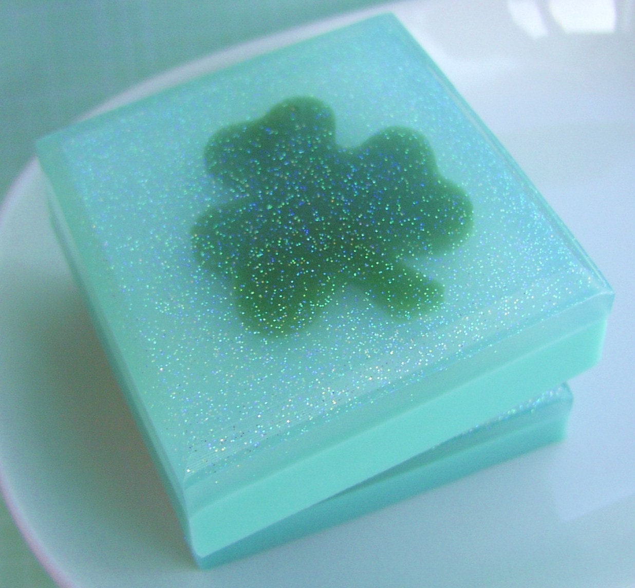 SALE Soap - Luck of the Irish Glycerin Soap Bar - Handmade All Natural