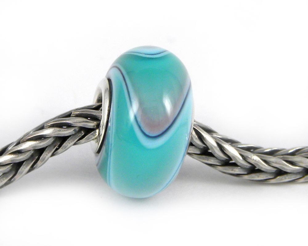 Armadillo Tibet - Bracelet bead with sterling silver core