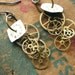 Steampunk Earrings - Gears and Years - Gears and Cogs - Dangly and Sexy