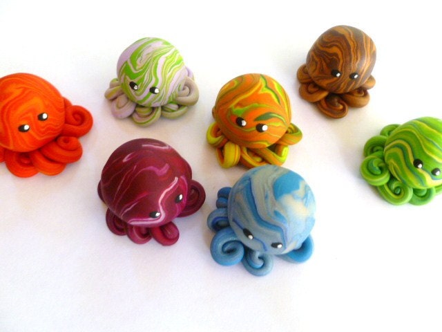 Custom Awesome Little Octopus Choose Yours Up to Three Colors
