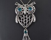 Vintage Owl Pendant and Chain