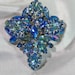 Vintage Rhinestone Brooch and Earrings Designer