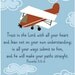 Airplane...Trust in the Lord scripture 8 by 10 print.