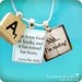 Memorial Day Sale: MINI LETTER CHARM - from a Scrabble Game Tile, handmade by HomStudio