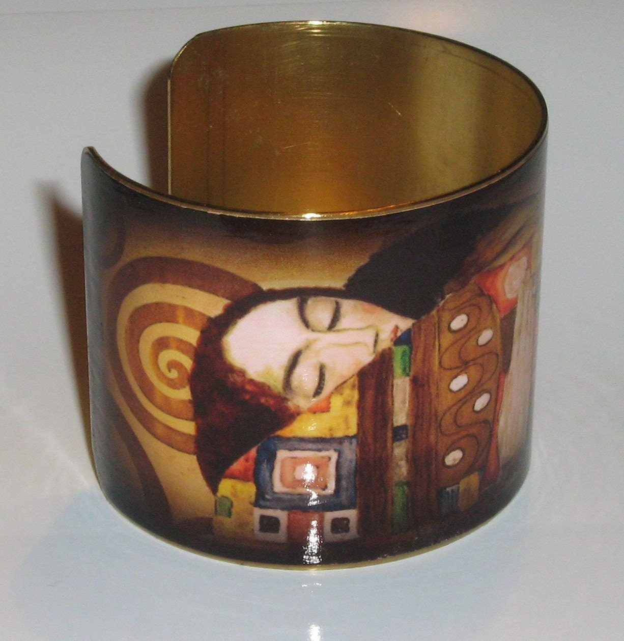 Vintage Style Brass Art Cuff - Fulfillment by Klimt
