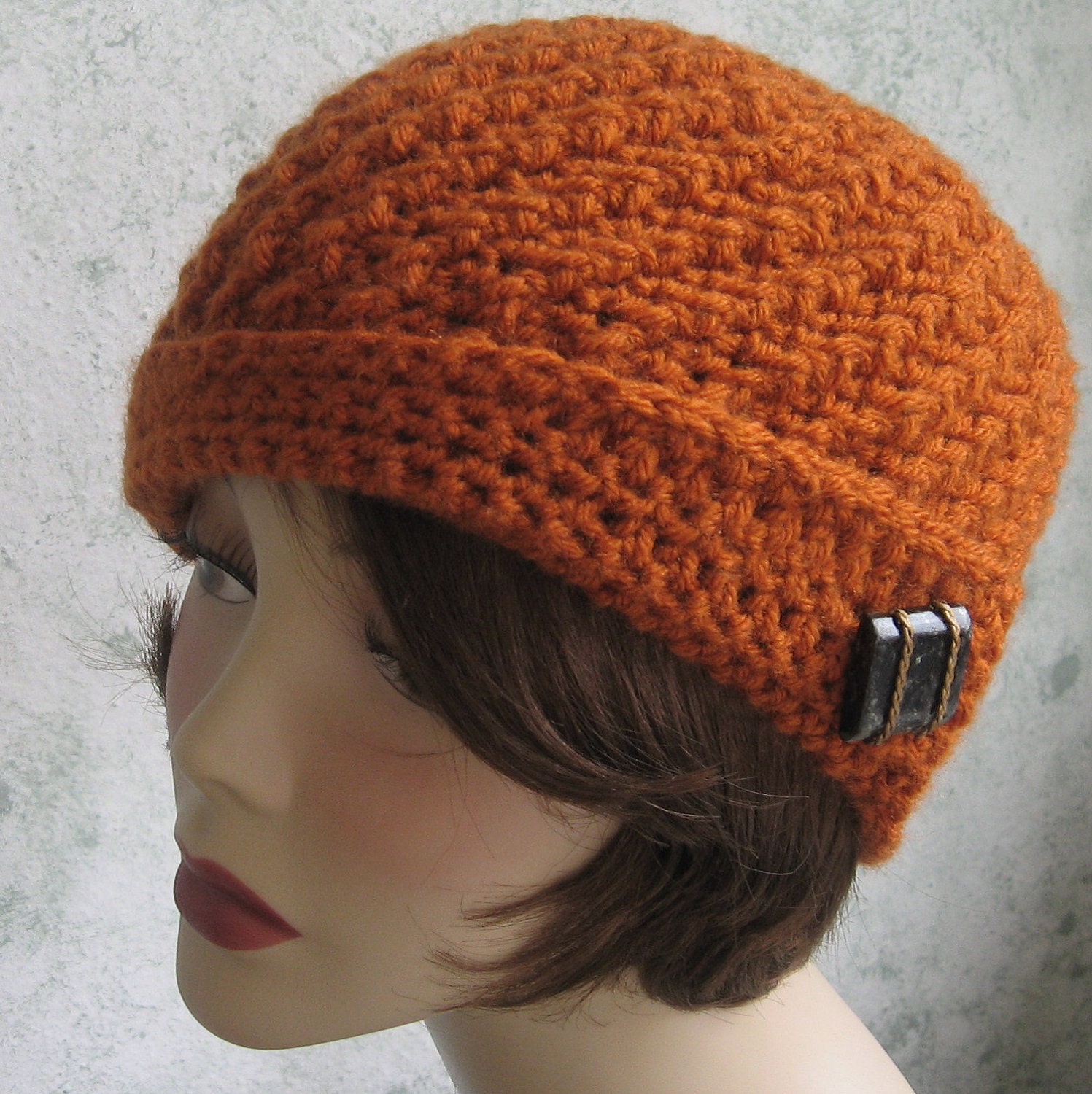 Crochet HAT PATTERN- Spiral Rib With Flapper Style Brim  PDF Easy To Make- Resell finished