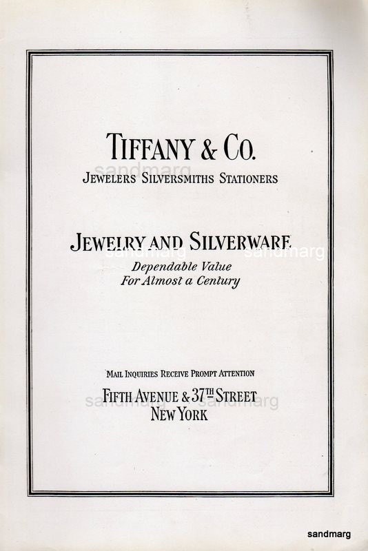 Vintage 1929 Tiffany and Co and Cadillac La Salle Print Ad
