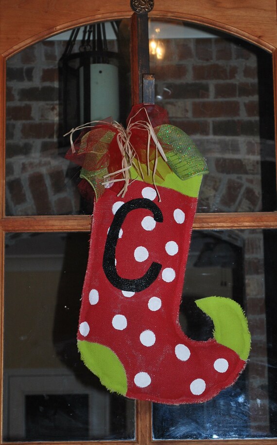 Burlap Door Hanger