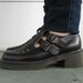vintage T-Strap Doc Martens, Black Leather Mary Janes, made in England