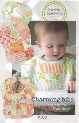 FREE SHIPPING with fabric purchase---Charming Bibs Pattern by Thimble Blossoms--Camille Roskelley