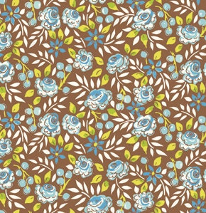 SALE---1 yard---Surrey in Blue, London, Dena Designs, Free Spirit Fabrics