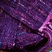 handwoven scarf blackberry, long