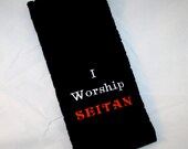 Vegan Inspired Kitchen Towel - I Worship Seitan