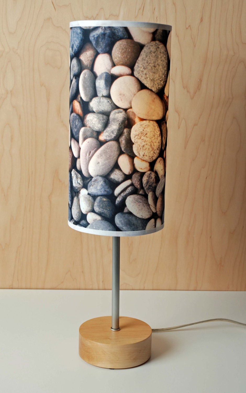 Table lamp Photographic Stones shade 6 inch shade-final sale