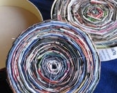 Recycled Magazine Coaster Set SHIPPING INCLUDED