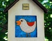 Brown Roof Bird House Frame Collage