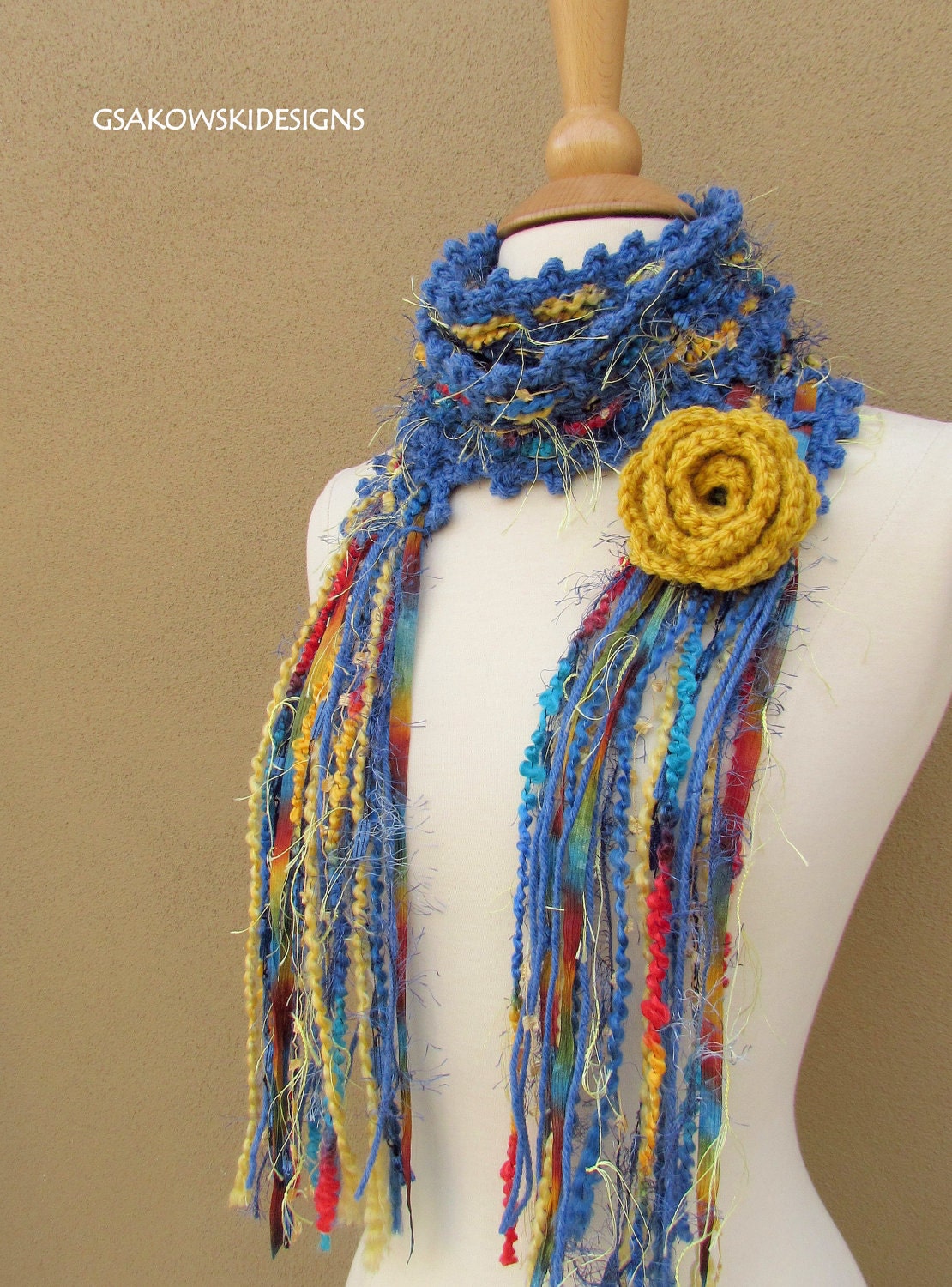 Gloria Scarf-Yellow