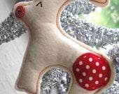 Decoration for Christmas to hang on your tree x Cream Caribou x DANCER