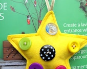 Christmas Decoration 1 Sherbet Star x dipped in buttons