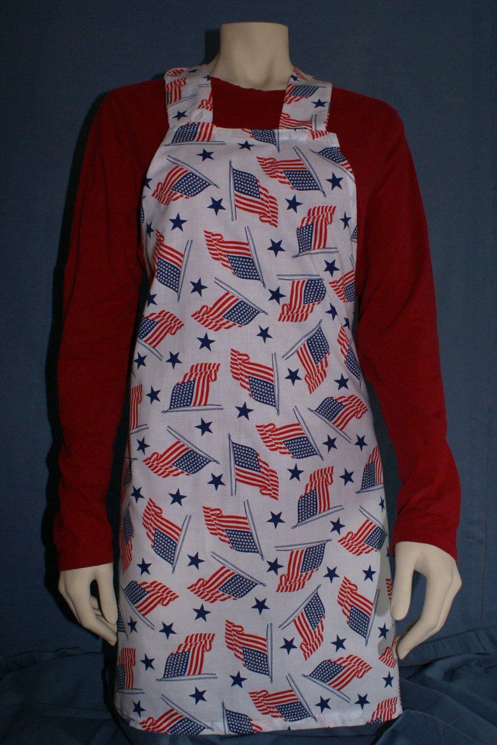 A patriotic  Flag Apron for men or women