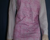 Pink cancer survivor apron