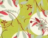 1 yard Felicity Miller Gypsy - Full Moon FM31 Ivory, Green and Grey