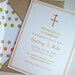 Baby Baptism Announcement Set For Twins Reserved For ANGELA