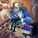 Class act Poster Print Cubism Cigars Smoking Wine Cubans Anthony Falbo