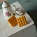 Petit Beurre cookie earrings