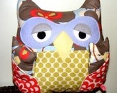 Owl Sewing Pattern instant download - Isabelle Owl PDF Pattern - with babies - Easy Softie Tutorial