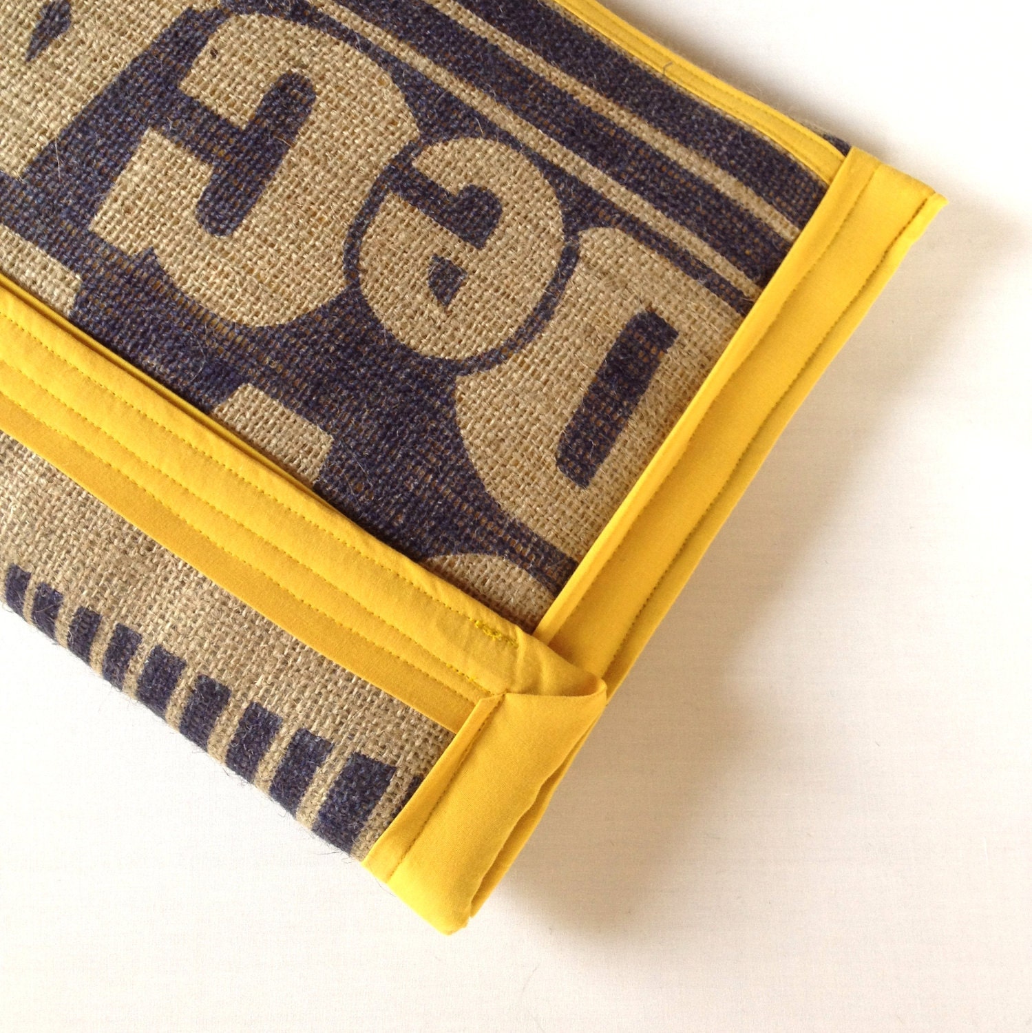 Laptop Case -- 15 inch Macbook and Macbook Pro Case -- Coffee Bag Sleeve -- padded with pocket