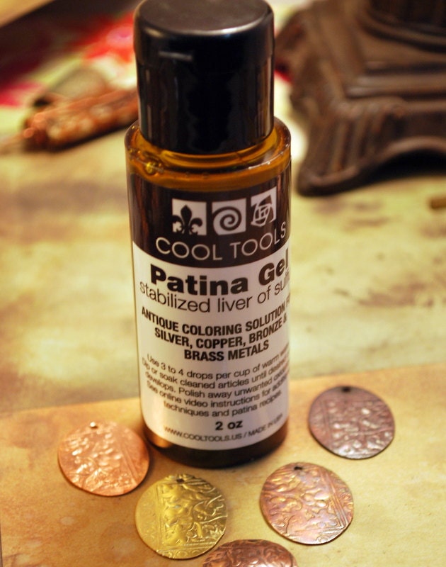 Patina Gel, Liver of Sulphur Oxidizer and Patina for Copper, Brass and Silver Free Shipping US